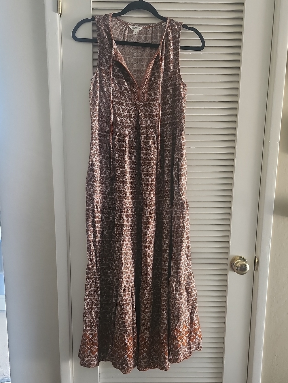 Max Studio Boho Sleeveless Maxi Dress